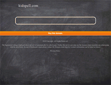 Tablet Screenshot of kidspell.com